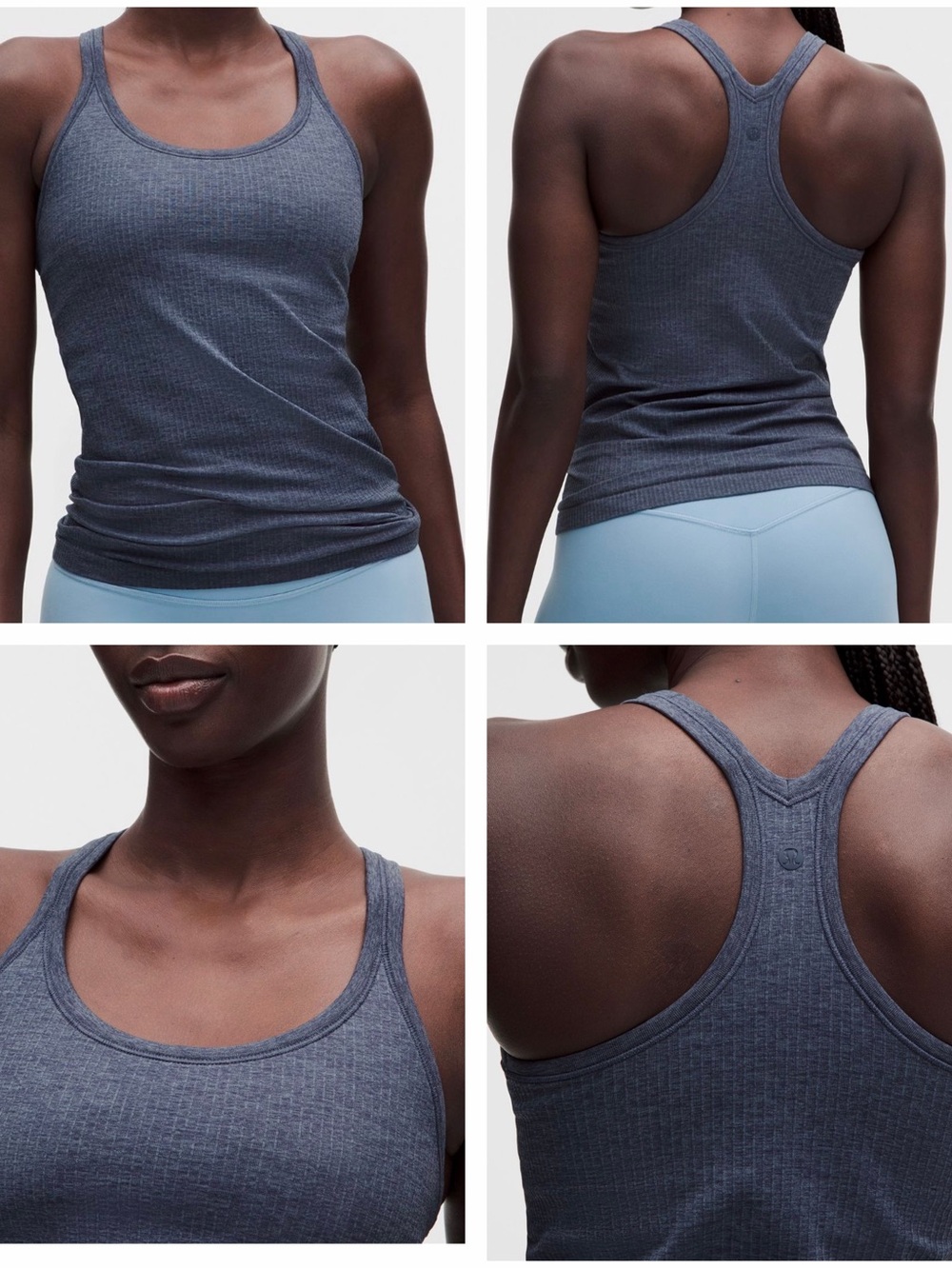 lululemon athletica Ribbed Racerback Tank - Charcoal